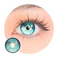 Sweety x Eyesinger Aqua Gemstone (2 lenses/pack)-Colored Contacts-UNIQSO EU