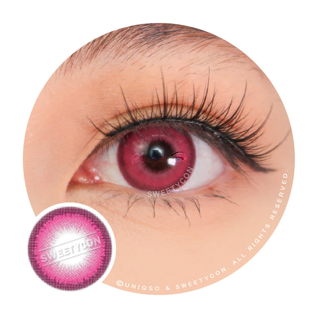 Sweety Halo Rose (1 lens/pack)-Colored Contacts-UNIQSO EU