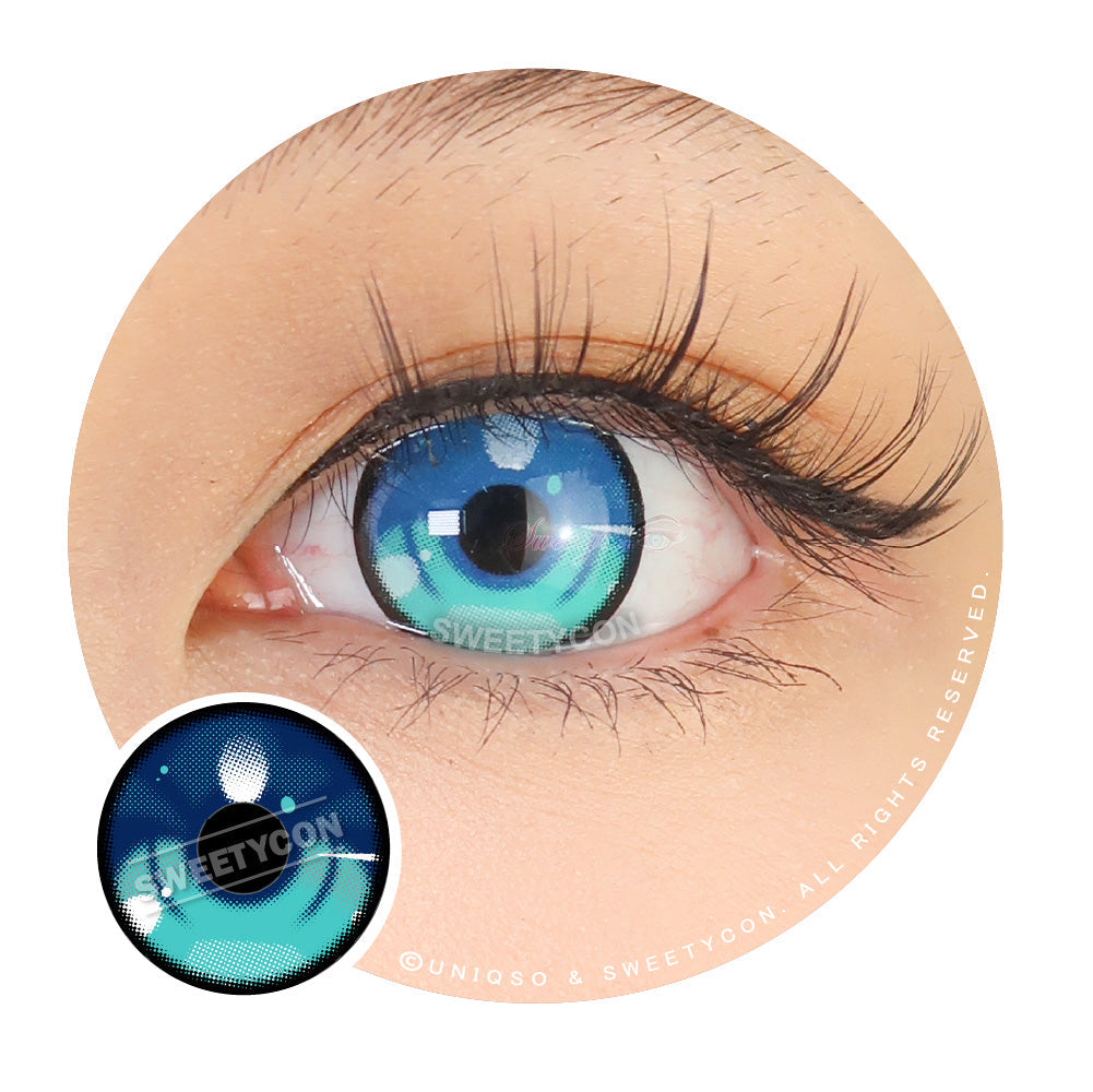 Sweety Anime 3 Blue (1 lens/pack)-Colored Contacts-UNIQSO