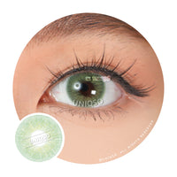 Kazzue Basic Pure Green (1 lens/pack)-Colored Contacts-UNIQSO