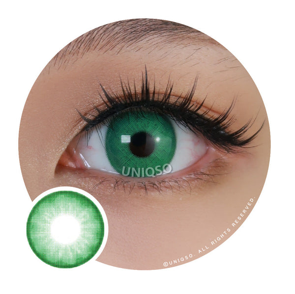 Kazzue Festival Green (1 lens/pack)-Colored Contacts-UNIQSO