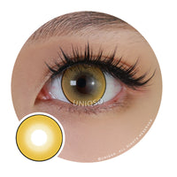 Kazzue Intense Pop Yellow (1 lens/pack)-Colored Contacts-UNIQSO