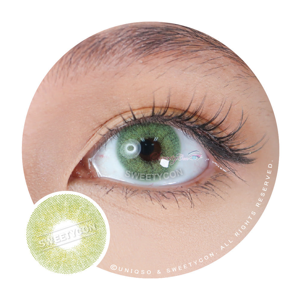 Sweety Cloud Green (1 lens/pack)-Colored Contacts-UNIQSO