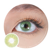 Sweety Cloud Green (1 lens/pack)-Colored Contacts-UNIQSO