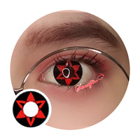 Sweety Sasuke Eternal Mangkeyo Sharingan (1 lens/pack)-Colored Contacts-UNIQSO