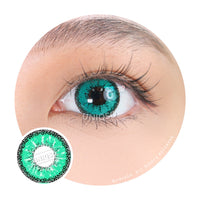 Kazzue Vivid Brilliant Turquoise (1 lens/pack)-Colored Contacts-UNIQSO