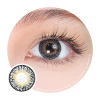 Sweety Swan Black (1 lens/pack)-Colored Contacts-UNIQSO