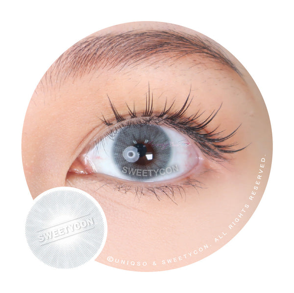 Sweety Hidrocor Graphite (1 lens/pack)-Colored Contacts-UNIQSO