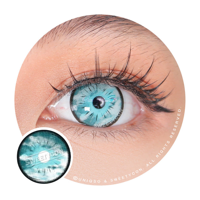 Sweety Sora Blue (1 lens/pack)-Colored Contacts-UNIQSO