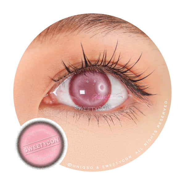 Sweety Glass Ball Pink (1 lens/pack)-Colored Contacts-UNIQSO