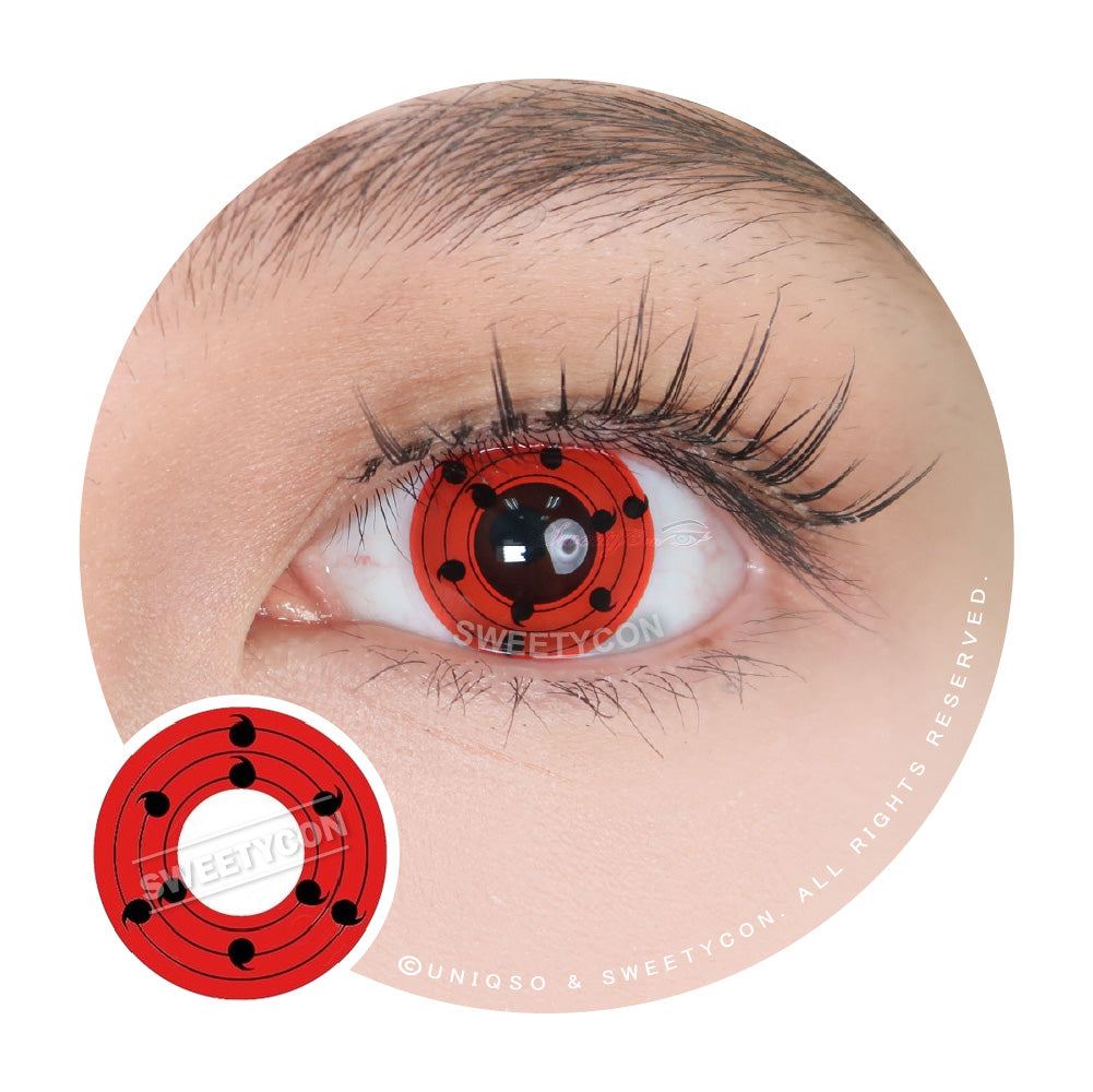 Sweety Rinne Sharingan (1 lens/pack)-Colored Contacts-UNIQSO