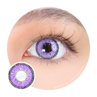 Kazzue Vivid Brilliant Violet (1 lens/pack)-Colored Contacts-UNIQSO