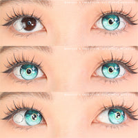 Sweety x Eyesinger Aqua Gemstone (2 lenses/pack)-Colored Contacts-UNIQSO EU