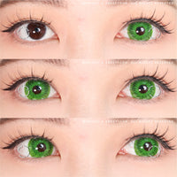 Sweety Mini Sclera Green Devil (1 lens/pack)-Mini Sclera Contacts-UNIQSO