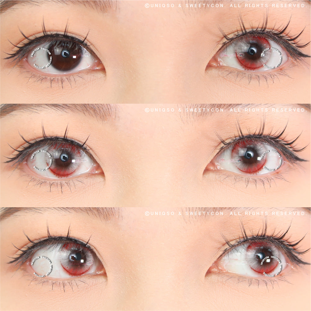 Sweety Crazy Witch Tears Red (1 lens/pack)-Crazy Contacts-UNIQSO EU
