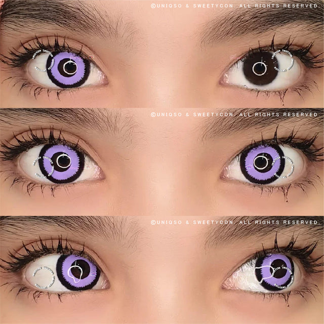 Sweety Crazy Mystic Purple (1 lens/pack)-Crazy Contacts-UNIQSO