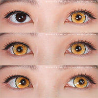 Sweety Mini Sclera Aquaman Yellow (1 lens/pack)-Mini Sclera Contacts-UNIQSO