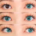 Sweety Halo Turquoise (1 lens/pack)-Colored Contacts-UNIQSO