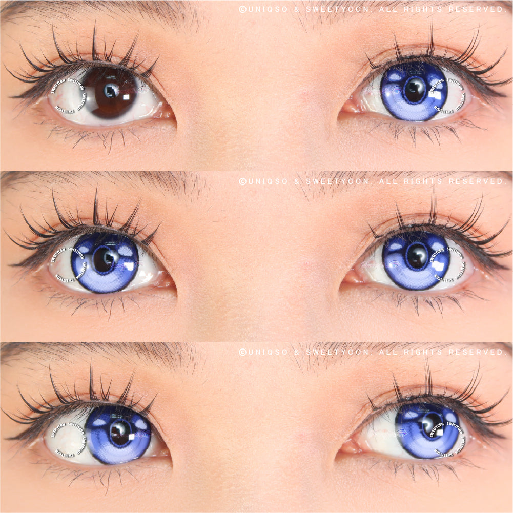 Sweety x Eyesinger Indigo Thunder Eye (2 lenses/pack)-Colored Contacts-UNIQSO EU