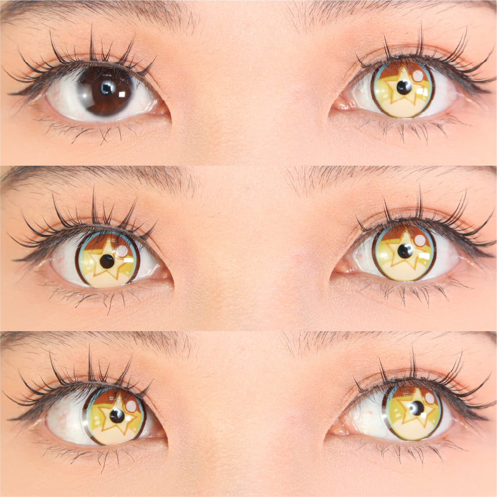 Sweety x Eyesinger Golden Starburst (2 lenses/pack)-Colored Contacts-UNIQSO EU