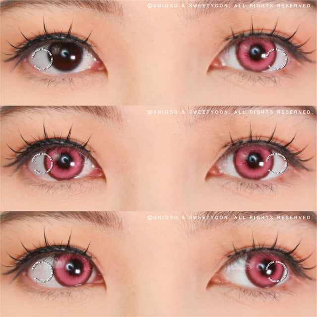 Sweety Halo Pink (1 lens/pack)-Colored Contacts-UNIQSO EU