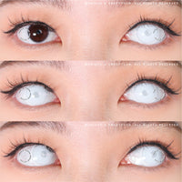 Sweety Crazy Opaque Cloudy White (1 lens/pack)