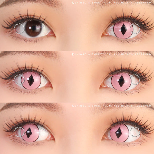 Sweety Diamond Pink (1 lens/pack)-Colored Contacts-UNIQSO