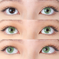 Sweety Cloud Green (1 lens/pack)-Colored Contacts-UNIQSO