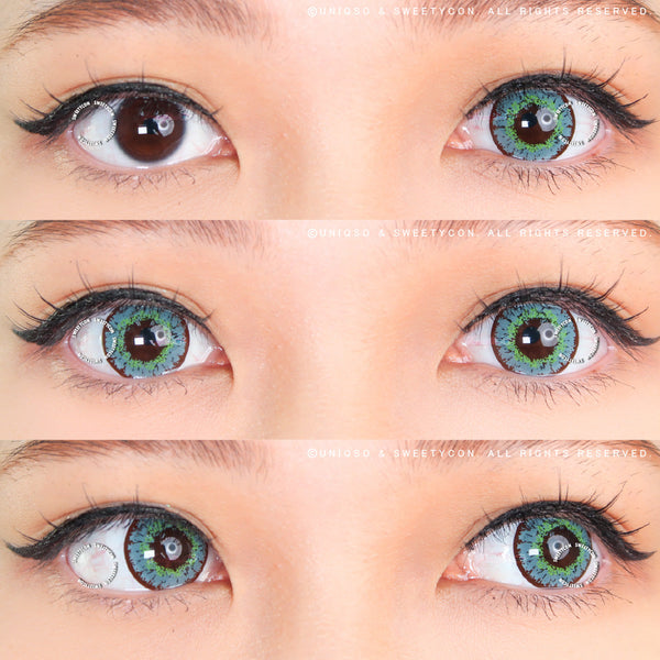 Sweety Queen Pearl Blue (1 lens/pack)-Colored Contacts-UNIQSO