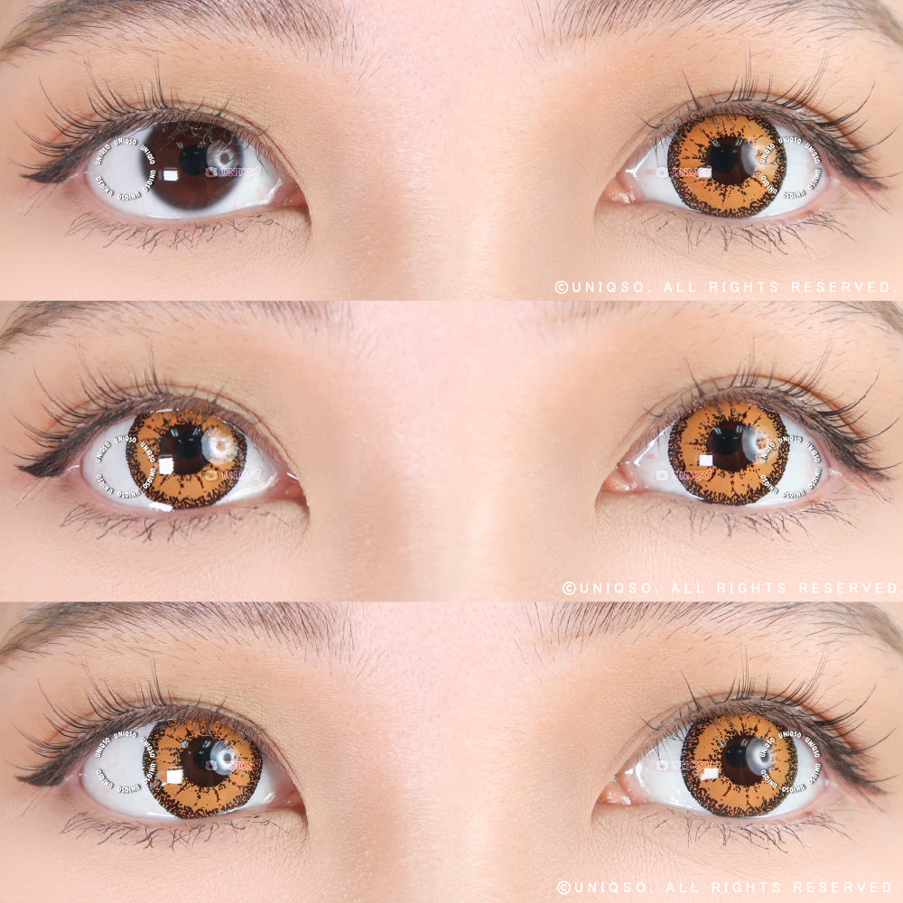 Kazzue Vivid Brilliant Orange (1 lens/pack)-Colored Contacts-UNIQSO