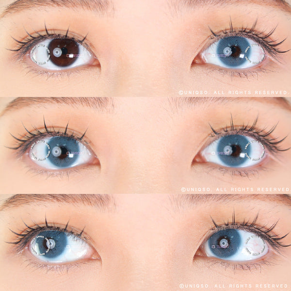 Western Eyes Spatax Blue (1 lens/pack)-Colored Contacts-UNIQSO