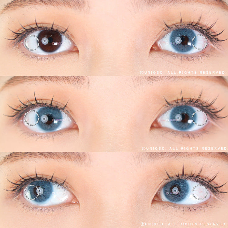 Western Eyes Spatax Blue (1 lens/pack) [Exp: 06/2027]-Colored Contacts-UNIQSO