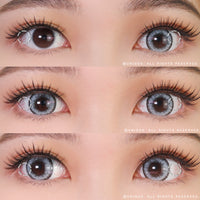 Western Eyes Dolly+ Grey (1 lens/pack)-Colored Contacts-UNIQSO