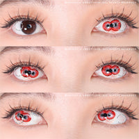 Sweety Crazy Twin Hex Red (1 lens/pack)-Crazy Contacts-UNIQSO