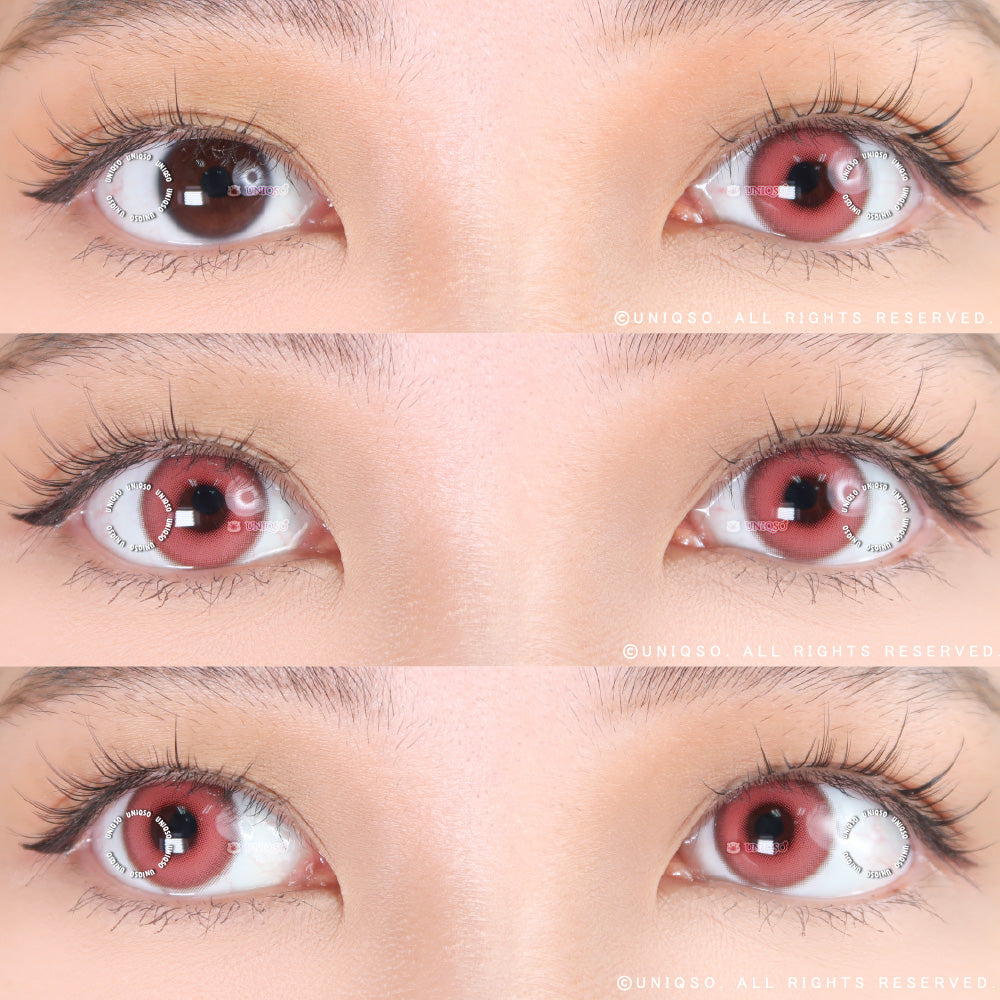 Kazzue Sakura Pink (1 lens/pack)-Colored Contacts-UNIQSO