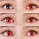 Sweety Crazy UV Glow Red (1 lens/pack)-UV Contacts-UNIQSO