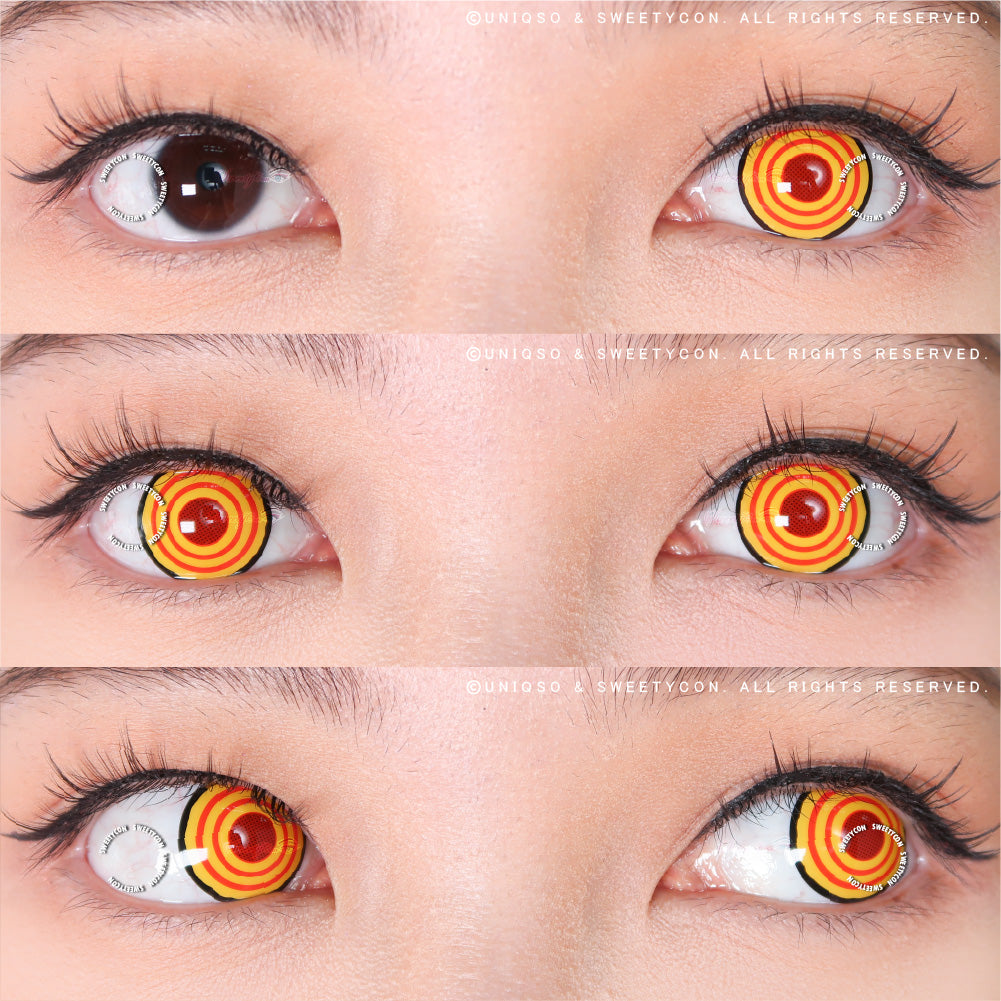 Sweety Crazy Yellow Rings V2 (Chainsaw Man - Makima) (1 lens/pack)