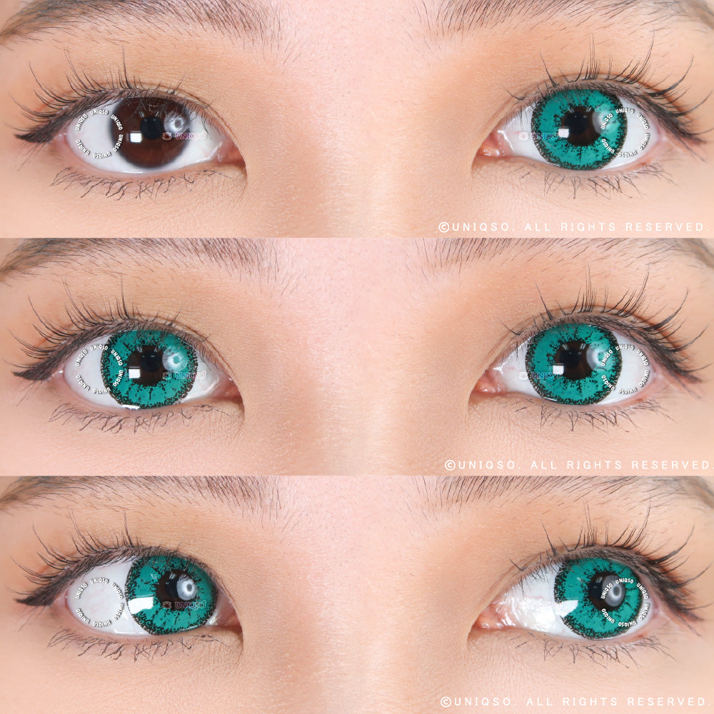 Kazzue Vivid Brilliant Turquoise (1 lens/pack)-Colored Contacts-UNIQSO