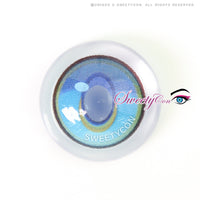 Sweety x Eyesinger Crystal Diamond Aqua (2 lenses/pack)-Colored Contacts-UNIQSO EU