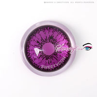 Sweety Mini Sclera Tokyo N Violet(1 lens/pack)-Mini Sclera Contacts-UNIQSO