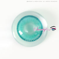Sweety Halo Turquoise (1 lens/pack)-Colored Contacts-UNIQSO
