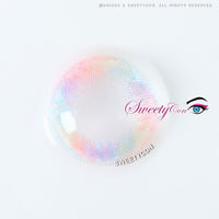 Sweety Colorful Rainbow Pink (1 lens/pack)-Colored Contacts-UNIQSO