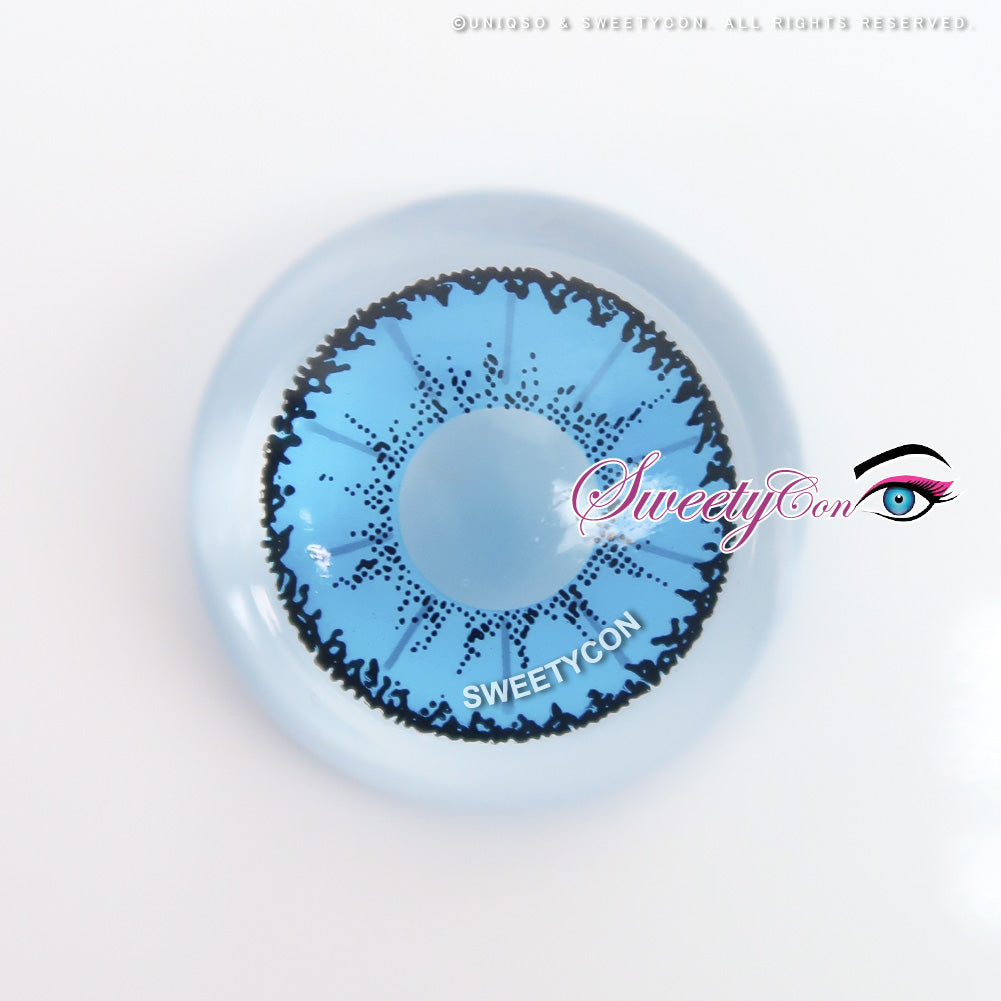 Sweety Devil Blue (1 lens/pack)-Colored Contacts-UNIQSO