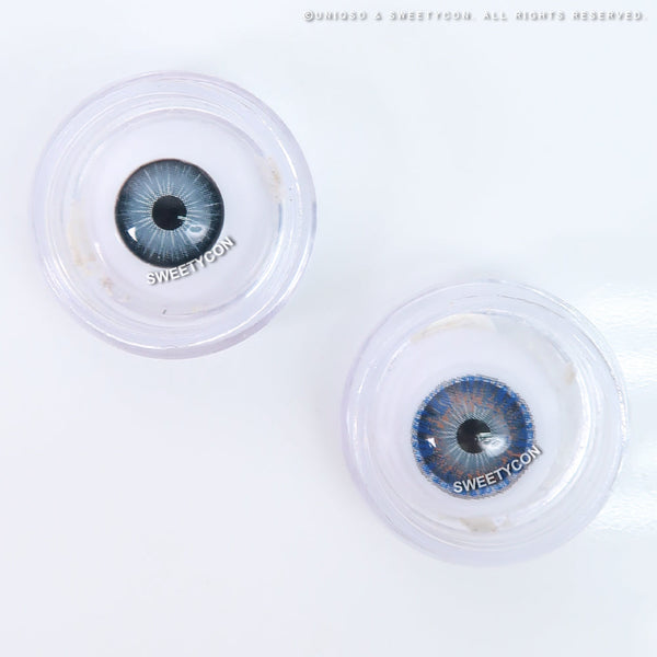 Sweety Ocean Blue Hazel (1 lens/pack)-Colored Contacts-UNIQSO