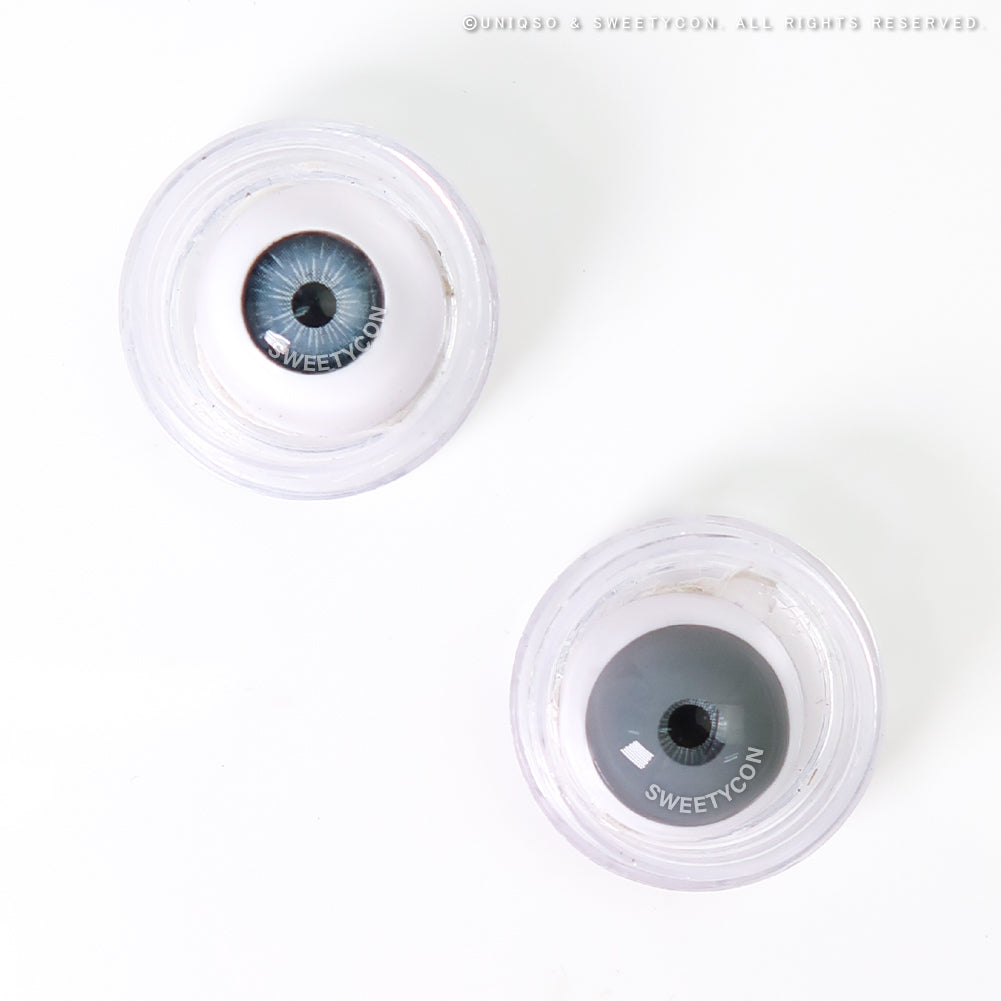Sweety Mini Sclera Gray (1 lens/pack)-Mini Sclera Contacts-UNIQSO
