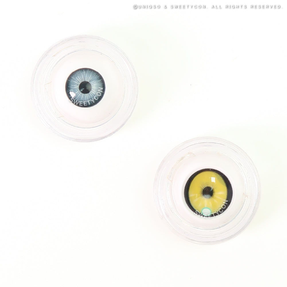 Sweety x Eyesinger Neon Eclipse Yellow (2 lenses/pack)-Colored Contacts-UNIQSO EU