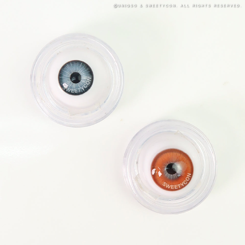 Sweety Halo Choco (1 lens/pack)-Colored Contacts-UNIQSO