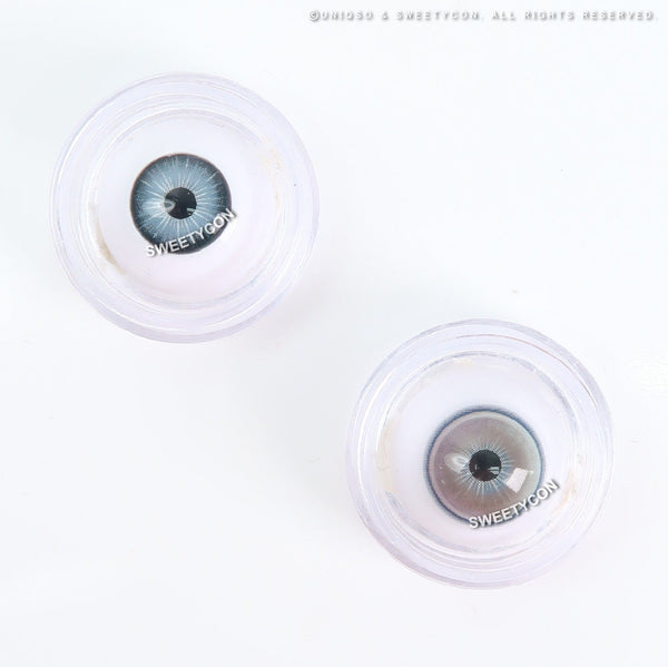 Sweety Jello Blue Grey (1 lens/pack)-Colored Contacts-UNIQSO