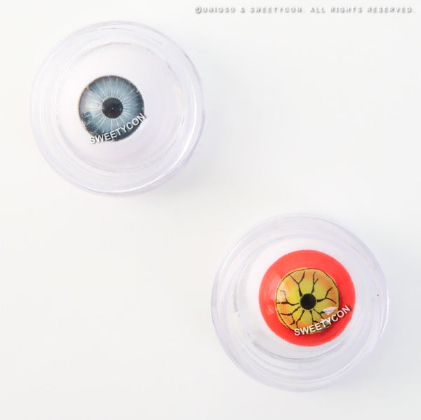 Sweety Mini Sclera Demon Eye (1 lens/pack)-Mini Sclera Contacts-UNIQSO