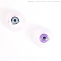 1 Day Sweety Star Tears Blue Violet (10 lenses/pack)-Colored Contacts-UNIQSO